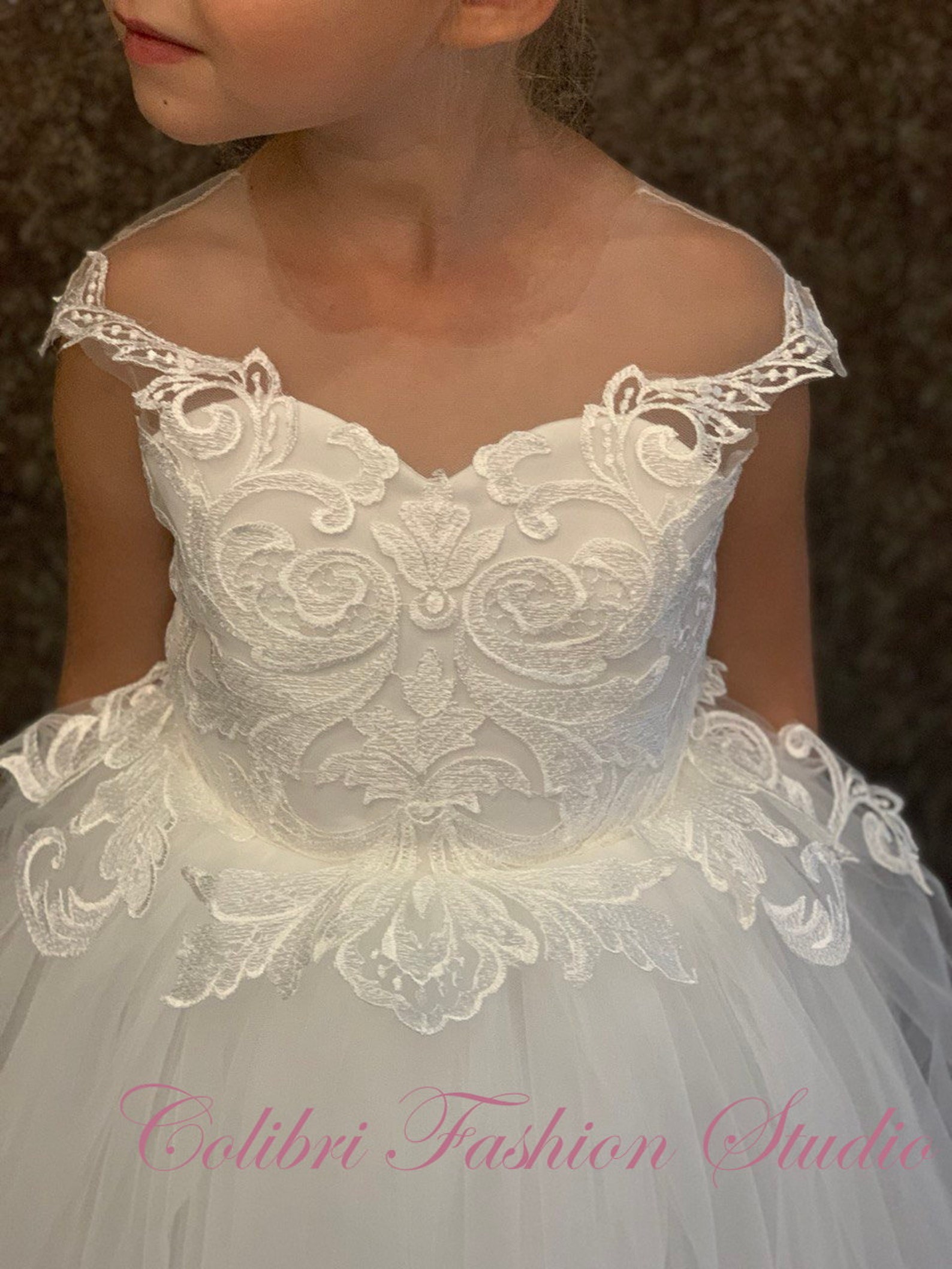 Flower Girl Dress Train, Lace Girl Dress, Flower Girl Dress Baby, Girl