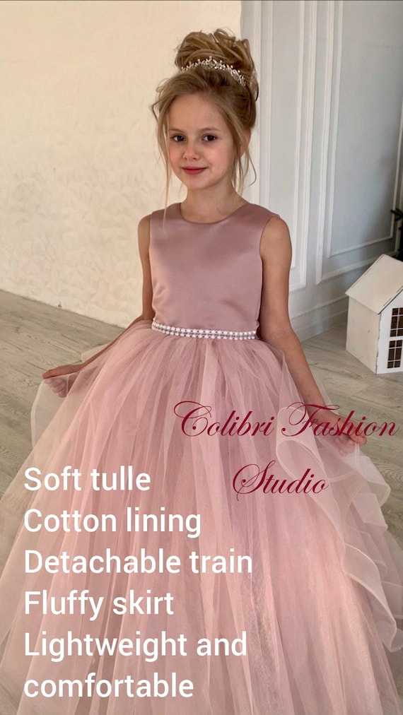Cotton flower cheap girl dresses