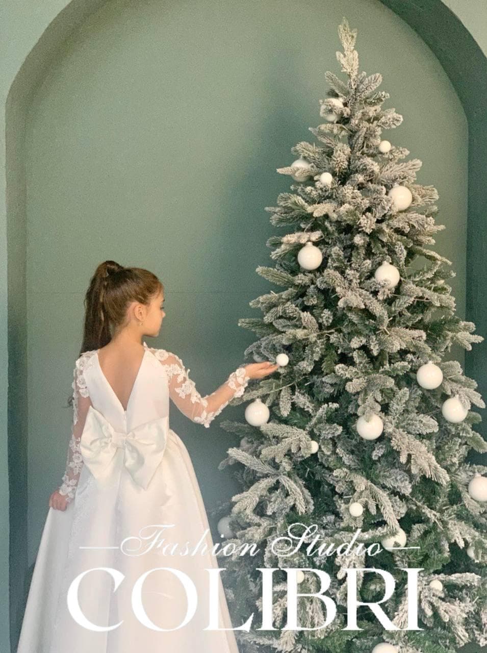 ivory christmas dress white christmas dresses Berylove Women Ivory Rehearsal Dinner Dress Ruffled  A-Line Long Sleeves Jacquard Midi