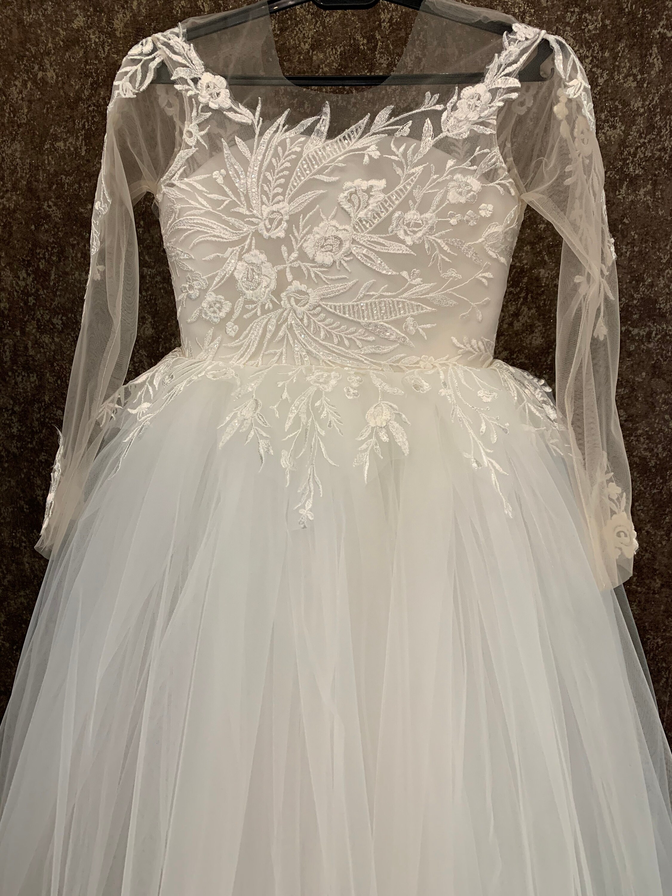 Flower Girl Dress Long Sleeve Flower Girl Dress Lace Flower Etsy UK