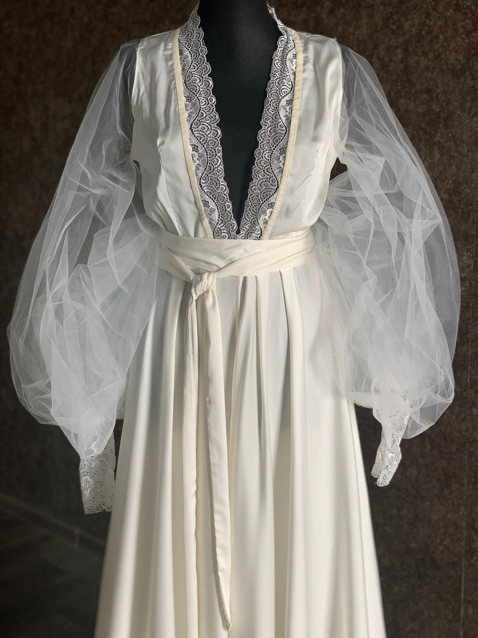 Wedding Robes Silk Robe Bridal Party Robes Bride Robe Maxi Etsy