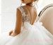 Flower girl dress lace, Ivory flower girl dress, Girl dress tulle, Boho flower girl dress, Flower girl dress baby, Toddler dresses,Ball Gown 