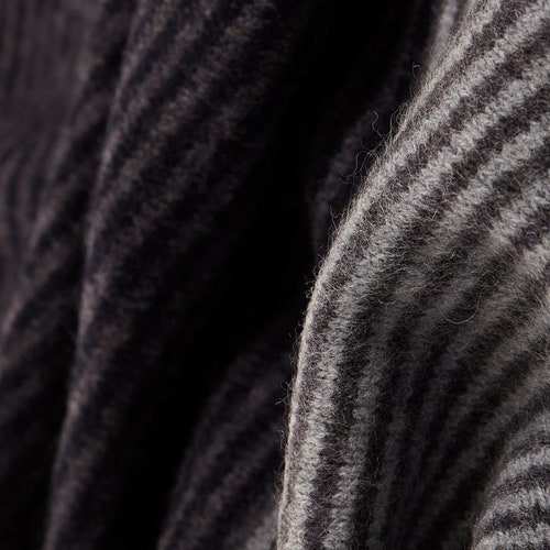 Ladies Merino Lambswool Super shops Soft Narrow Stripe Scarf Dove Grey