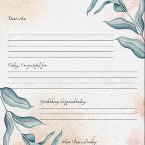Brief an die Zukunft über mich | Dankbarkeits-Tagebuch | Tagebuch | Tagesbrief | Journaling | Alltag