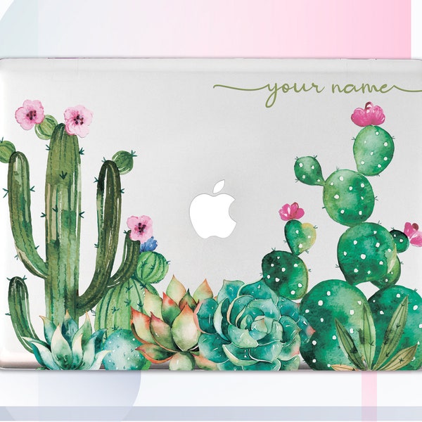 Cactus Macbook Pro 16 Case Hard Macbook Air Retina 13 Inch Case Custom Macbook Pro 13 Inch Case Perosnalized Macbook Pro Case 15 Inch GA0005