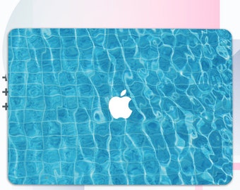 Water Blue Macbook Pro 16 Case 13 Inch Macbook Air Case Macbook Pro 13 Inch Case Laptop Case Macbook Pro 15 Inch Ocean Print Cover GA0110