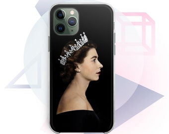 Queen Elizabeth II Phone Case iPhone 13 Mini 13 Pro Max Silicone Case Queen Elizabeth Tribute Phone Case Silicone/Plastic iPhone 11 Pro Max