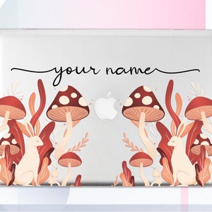 Paddestoel Macbook Pro 13 Case Macbook 2021 Cover Laptop Hard Case Bos Macbook Air Case Konijn Macbook Pro 16 M1 Sleeve Macbook 12 GA0026
