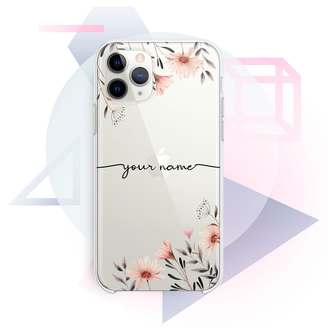 Flowers iPhone 11 Phone Case Personalized iPhone 11 Pro Case Etsy
