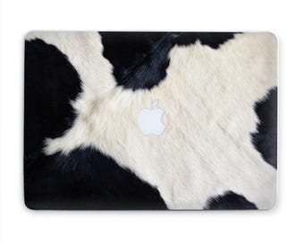 Cow Print Macbook Case: Protective Hard Shell
