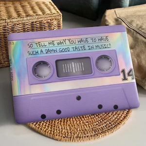 Vintage Music Laptop Cover for Air & Pro, 13 14 15 16 Inch, Retro Cassette Tape MacBook Case, Aesthetic Protective Hard Shell SA0102