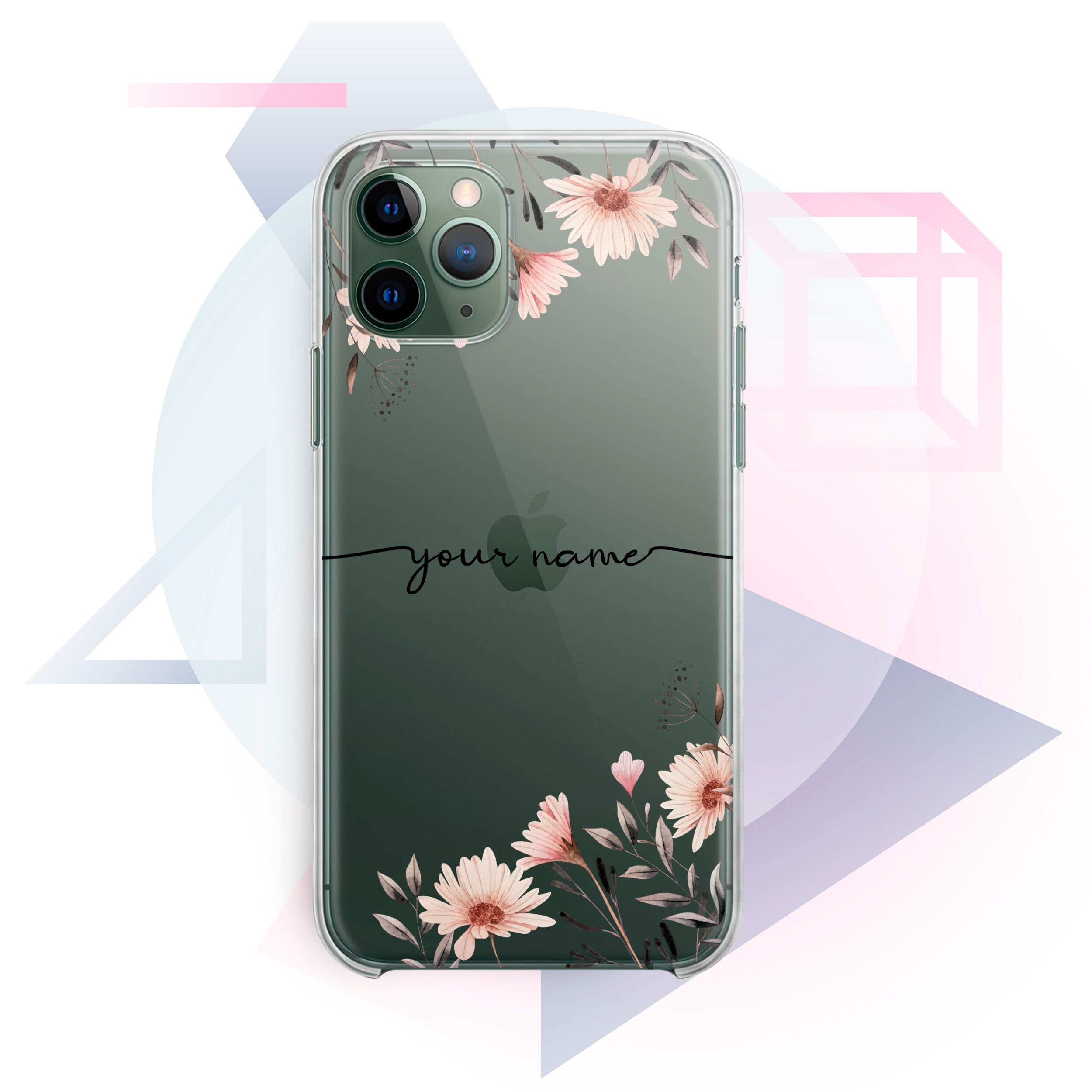Flowers iPhone 11 Phone Case Personalized iPhone 11 Pro Case Etsy