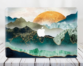 Mountain Macbook Case: Nature Landscape Design
