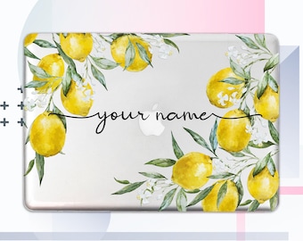 Lemon Macbook Air 13 2018 Sleeve Macbook Pro 15 Hard Case Fruits Macbook Retina Cover Citrus Macbook Pro 13 2019 Hard Shell Mac Pro GA0007