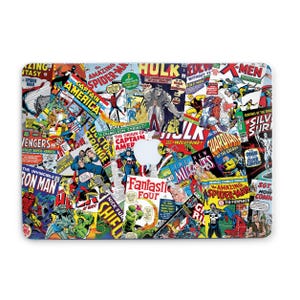 Coque rigide Macbook Comics Super-héros Macbook Pro 14 16 M1 Macbook Air 13 2020 Macbook 12 Pro 13 Housse Macbook Pro 15 Retina 13 Case WCM2377