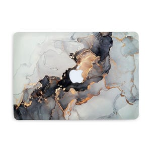Gold Marble Macbook Pro 14 M1 Case 2021 Macbook Pro 16 Case White Marble Macbook Air 13 2020 Case Granite Stone Macbook Pro 15 Case SC0355