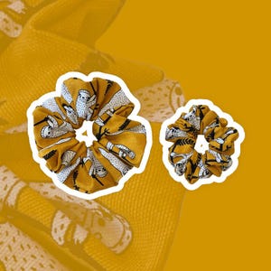 Sloth Scrunchies: Soft Cotton Hair Accessories