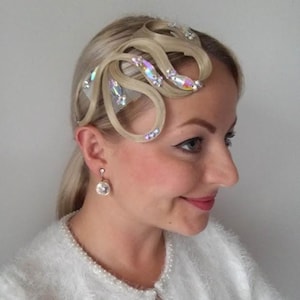 Hairpiece Ballroom Jewelry Latin Dance Hair Dress Accessory Rhinestone Dancing Costume Competition Hairstyle