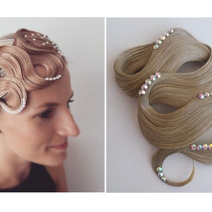 Hairpiece Ballroom Jewelry Latin Dance Hair Dress Accessory Rhinestone Dancing Costume Competition Hairstyle image 1