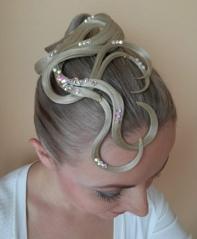 Hairpiece Ballroom Latin Dance Hair Accessory Jewelry Etsy