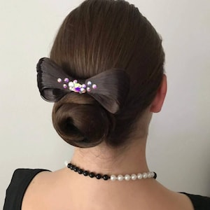 Hairpiece Ballroom Jewelry Latin Dance Hair Dress Accessory Rhinestone Dancing Costume Competition Hairstyle