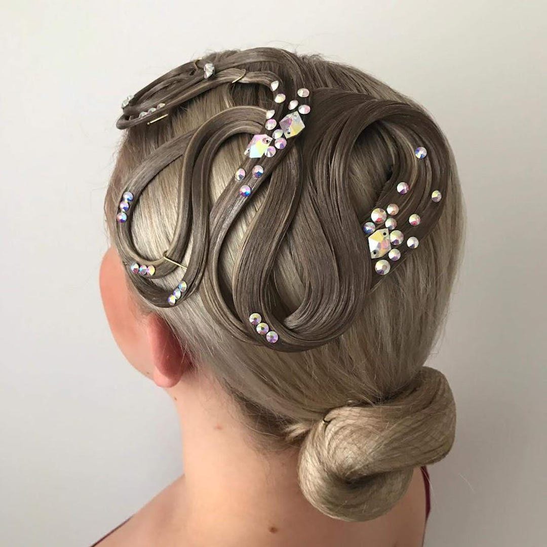 Lot D'accessoires Cheveux Vintage Gymboree Dance Team - Barrettes Coeur, Paix, Bouclettes, Diadème - Occasion