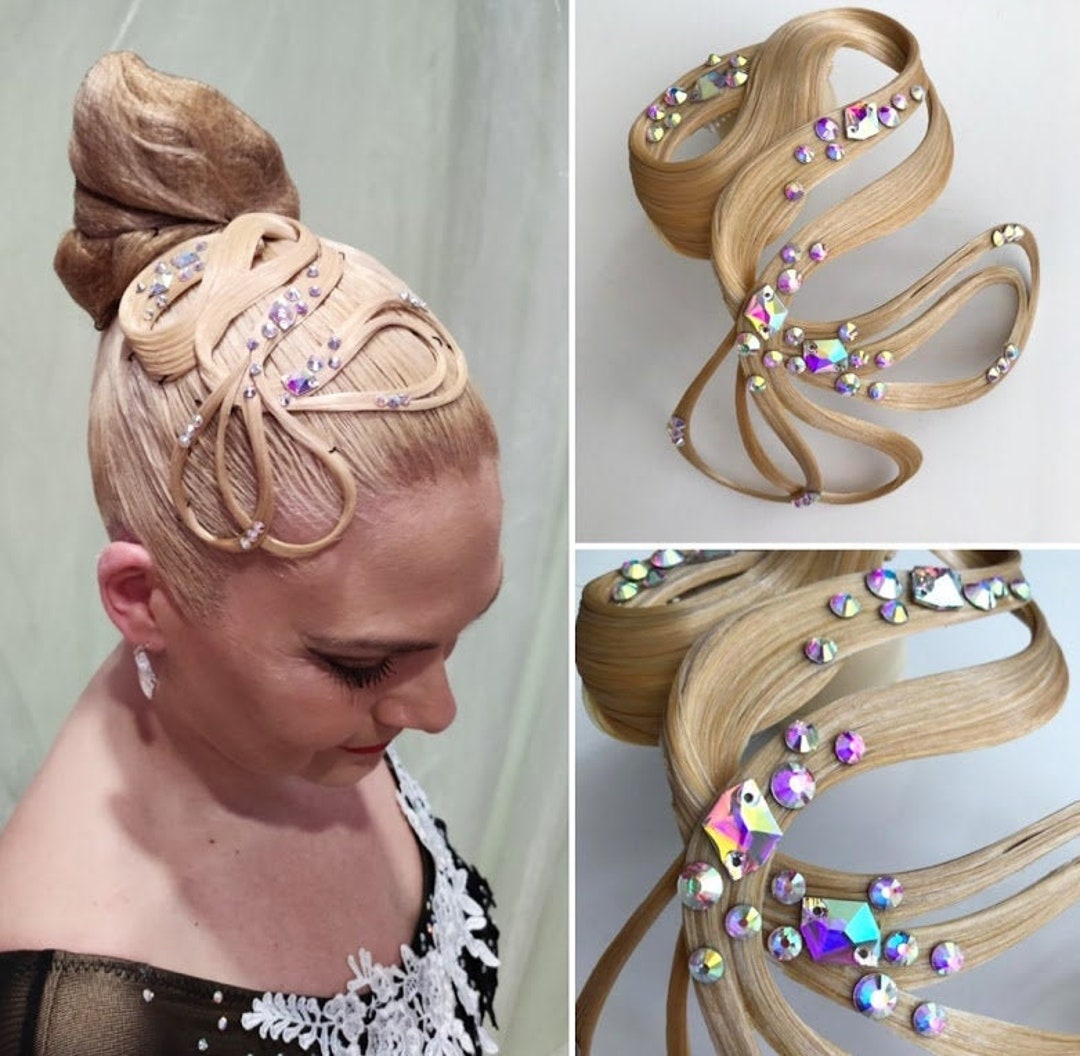 Hairpiece Ballroom Jewelry Latin Dance Hair Dress Accessory Etsy
