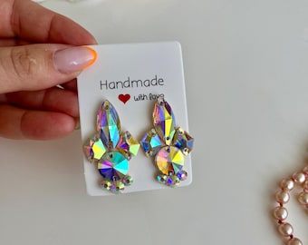 Necklace Earrings Ballroom Latin Dance Accessory Jewelry Rhinestone Dancing Costume Competition