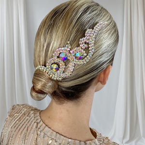 Ballroom Jewelry Headpiece Hairpiece Applique Lace Latin Ballroom Dance Dress Accessory Rhinestone Dancing Costume Competition Wedding