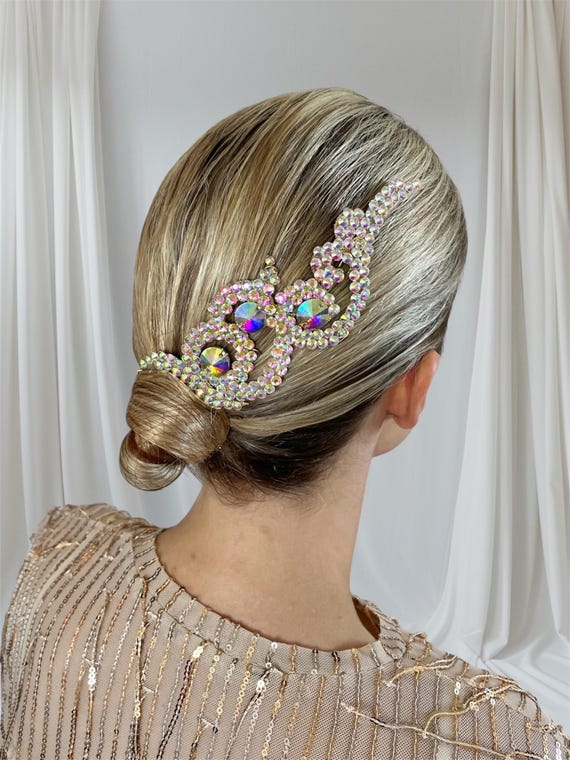 Rhinestone Ballroom Latin Dance Headpiece Hairpiece: AB  display picture 2