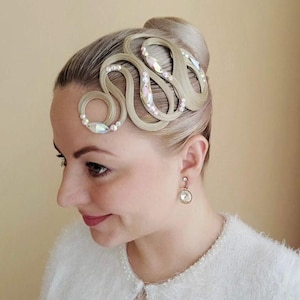 Hairpiece Ballroom Jewelry Latin Dance Hair Dress Accessory Rhinestone Dancing Costume Competition Hairstyle