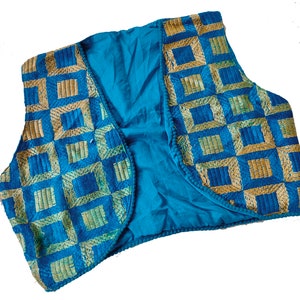 Banjara Embroidered Jacket: Vintage Kutch Zari Waistcoat