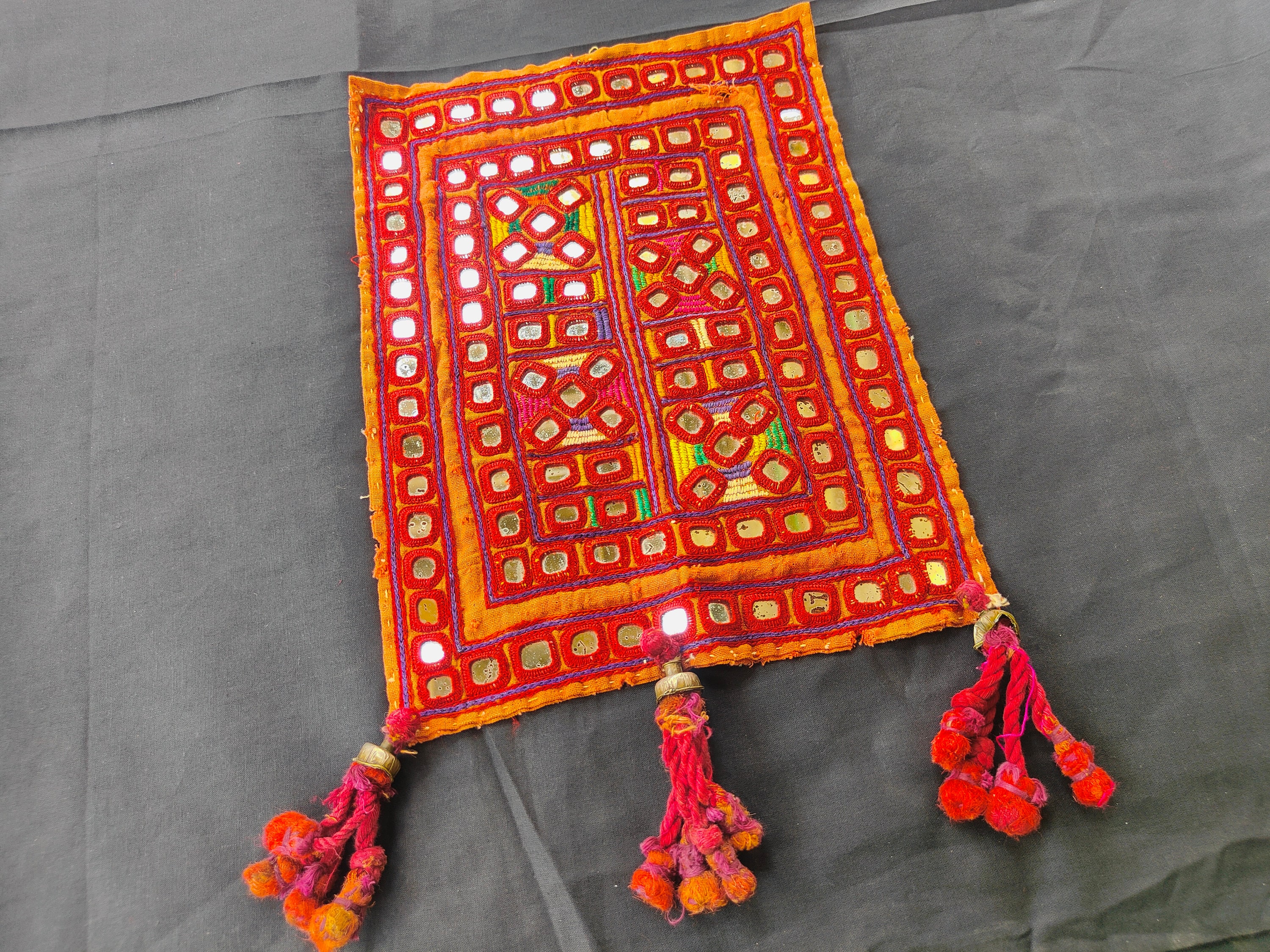 Antique banjara gala,banjara lambani textile gala,hand emroidery gala,rare  collectibles piece,pullia gala