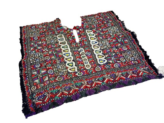 Banjara Yoke,afghani patch Mirror Work Hand Embro… - image 5