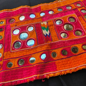 Antique banjara gala,banjara lambani textile gala,hand emroidery gala,rare collectibles piece,pullia gala