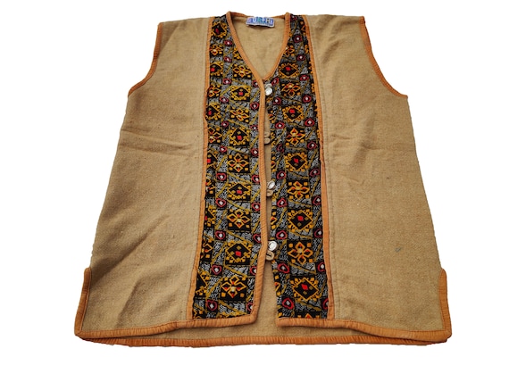 Woolen Jacket,gujarati Kutch Embroidery Jacket, Boho Gypsy,banjara