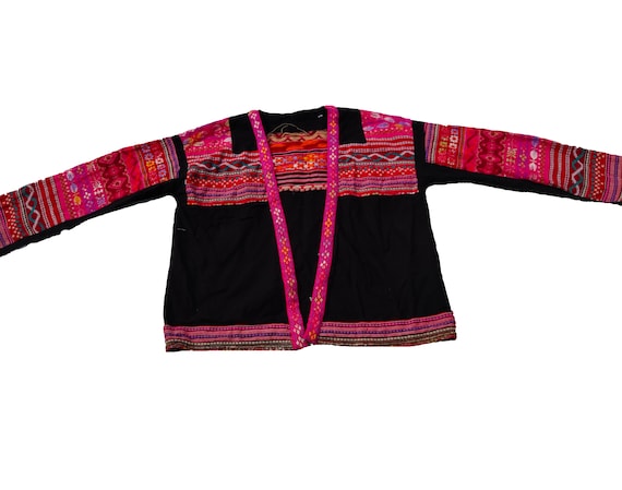 antique Tibetan work Jacket,Gujarati antique Embr… - image 7