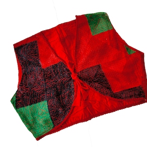 Vintage Banjara Embroidered Vest: Tribal Kutch Zari Jacket