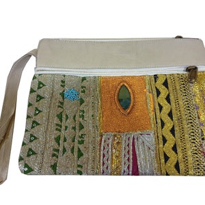 Bolso banjara, bolso bordado, bolso afgano, bolso de mano bohemio con borlas tribales hecho a mano, bolso de mano, hermoso bolso bohemio bordado con banjara para mujer
