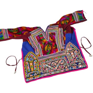 Banjara Choli,Vintage Banjara Kutch Rabari Ethnic Embroidery ,Indian VintageBanjara,Tribal Banjara,Belly Dance Rabari Choli,Boho Choli Tunic