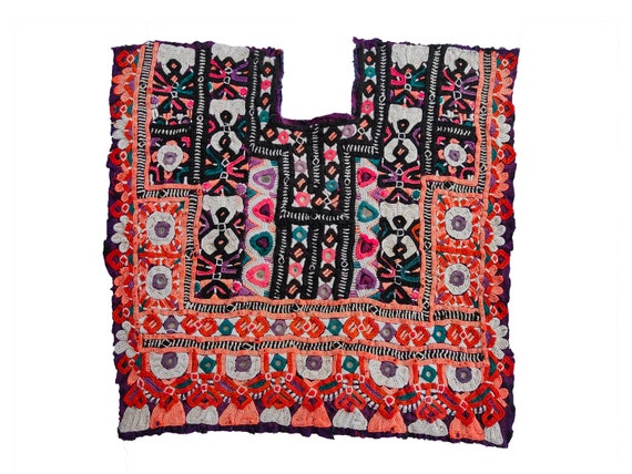 Banjara Yoke,afghani patch Mirror Work Hand Embro… - image 5