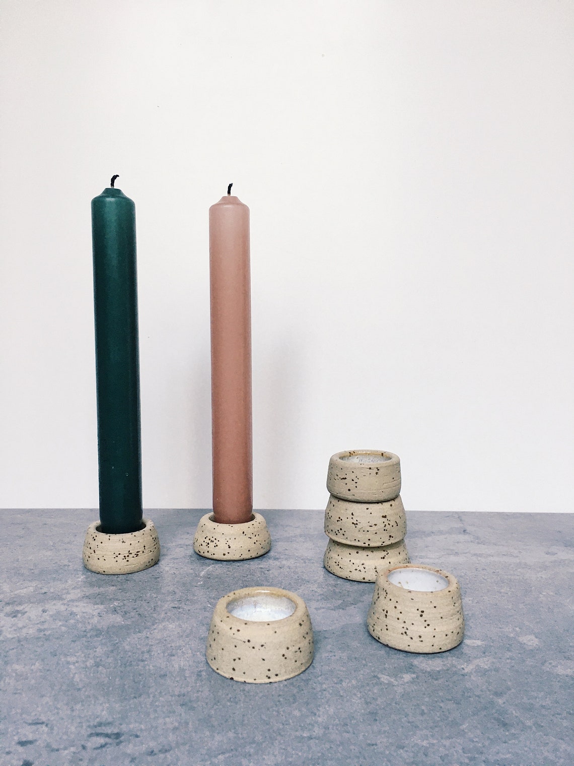 Minimalist candlestick // Candle // Candle // Holder // Etsy