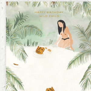 Setzlinge Karten - Happy Birthday Wild Child