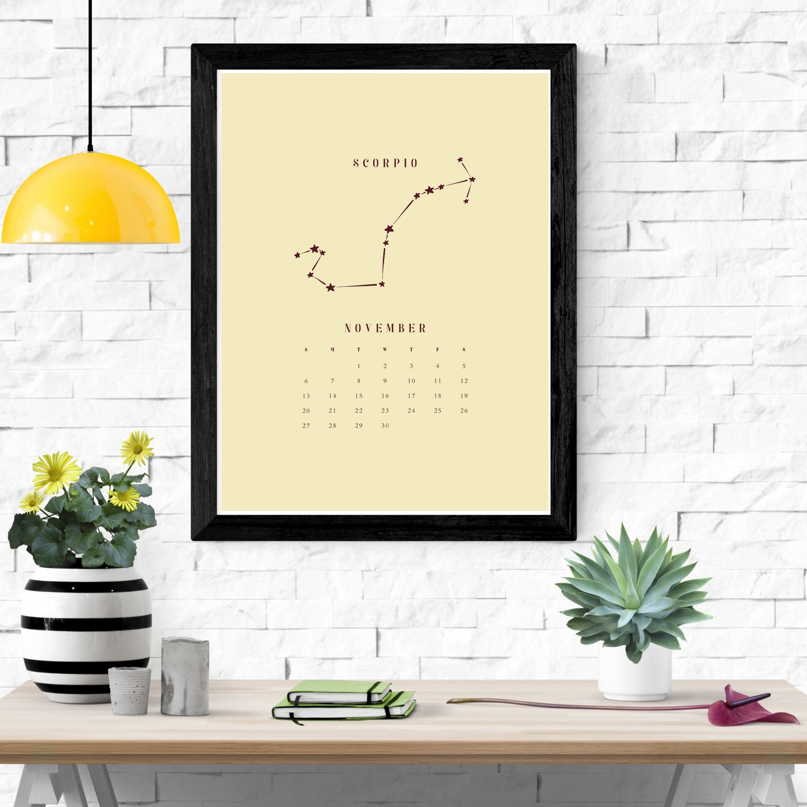 2022 printable calendar a4 a5 half size us letter etsy