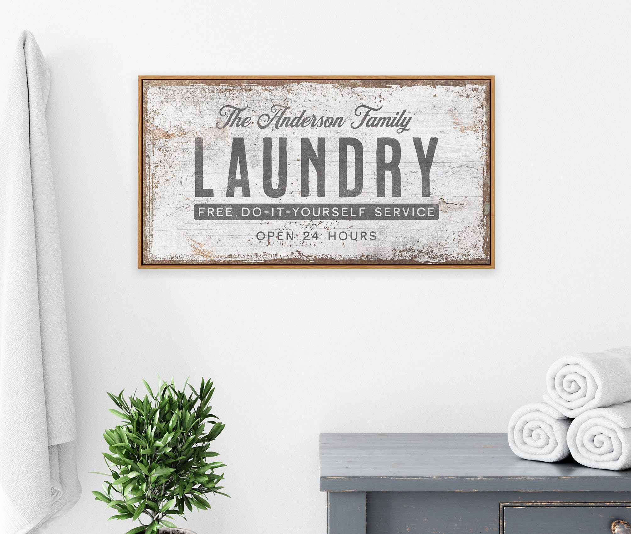 Vintage Wäscheschild Wäscheschild Bauernhausstil | Etsy