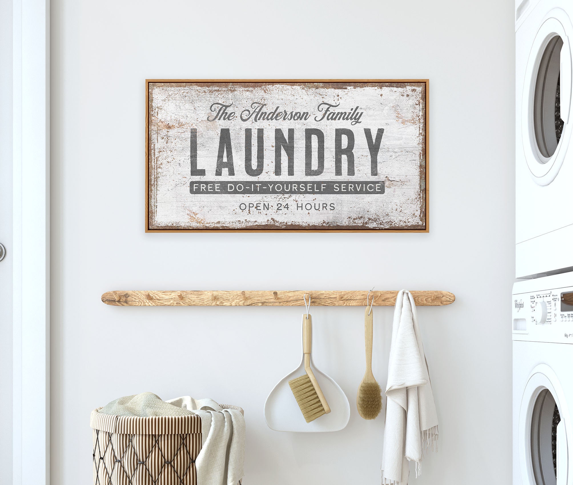 Vintage Wäscheschild Wäscheschild Bauernhausstil | Etsy