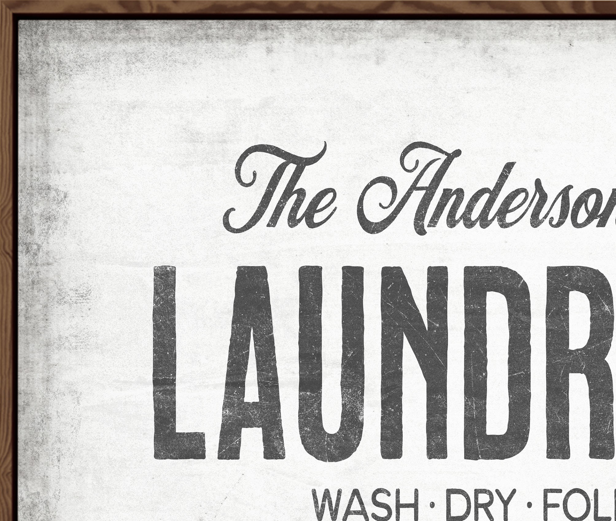 Wäscheschild Rustikales Laundromat Schild Bauernhausstil | Etsy