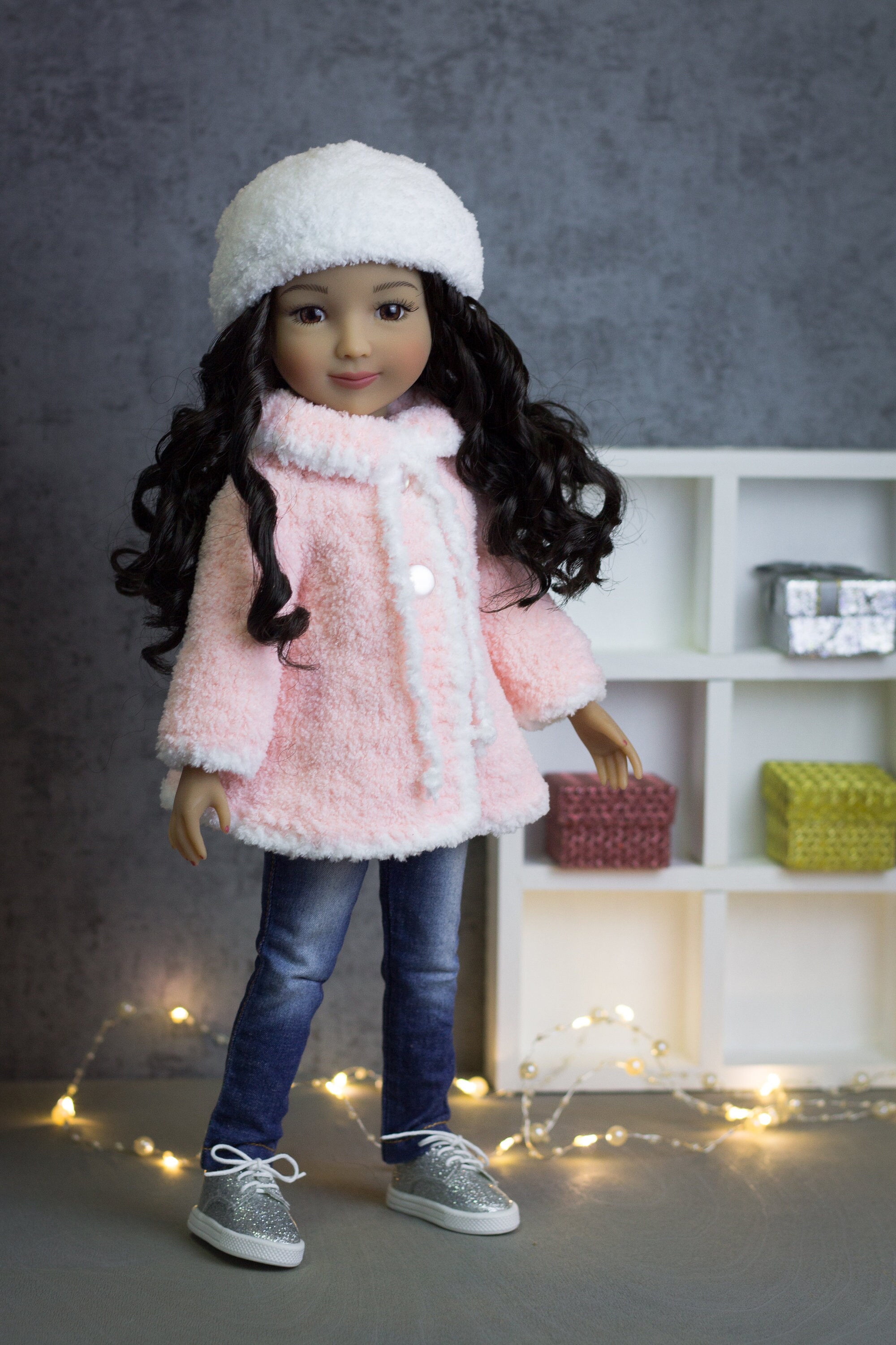 Ruby Red Outfit Ruby Red Coat Ruby Red Fashion Friends Doll Etsy