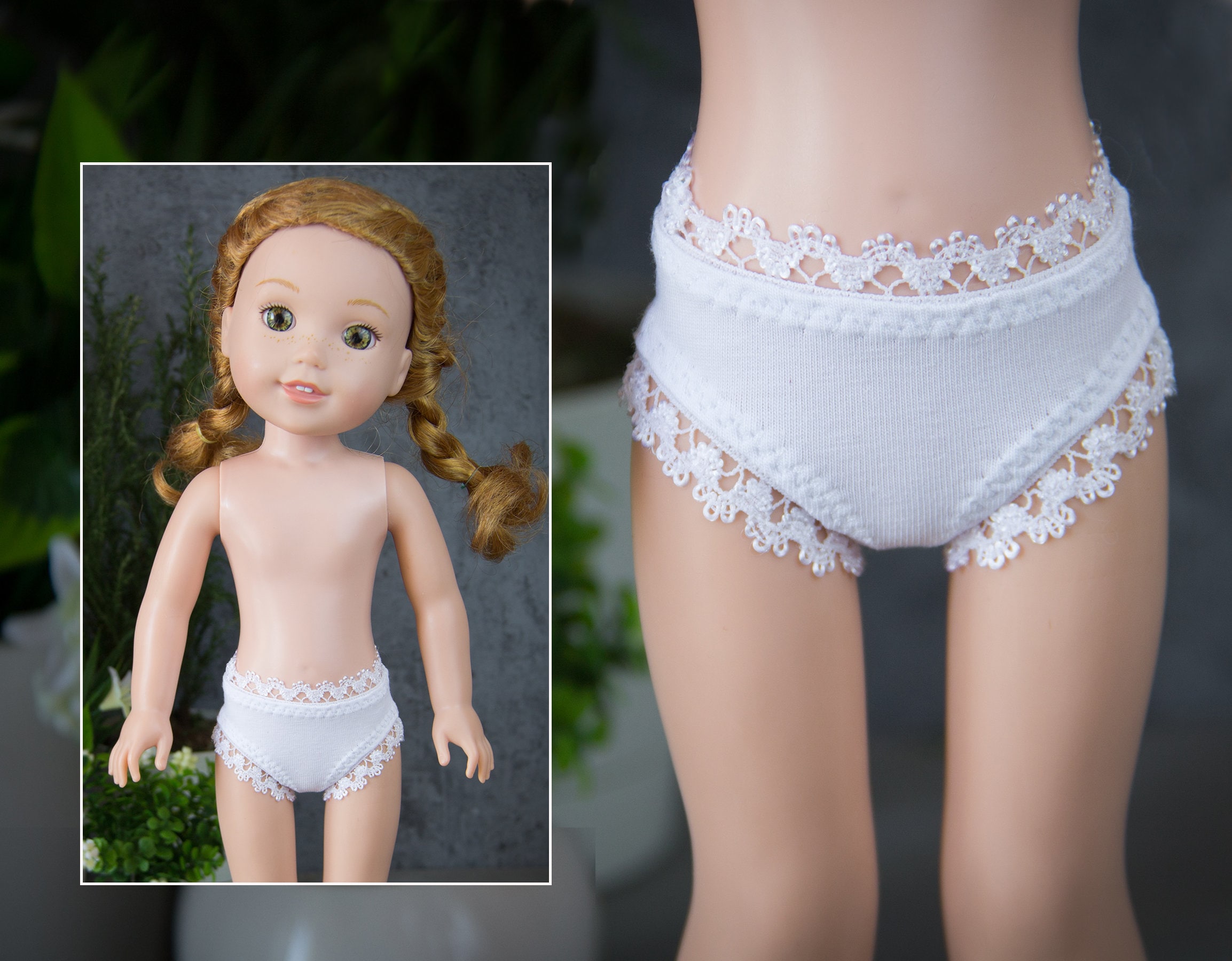 Wellie Wishers doll panties for 14 inch dolls panties for doll Etsy