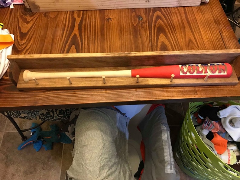Trophy Shelf / Personalized Baseball Bat Etsy